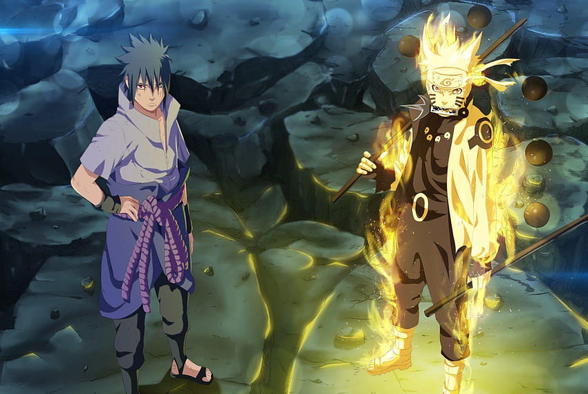 Naruto Shippuden Uzumaki Naruto Uchiha Sasuke Ninja Shinobi 4., Rikudou Sennin HD-Hintergrundbild