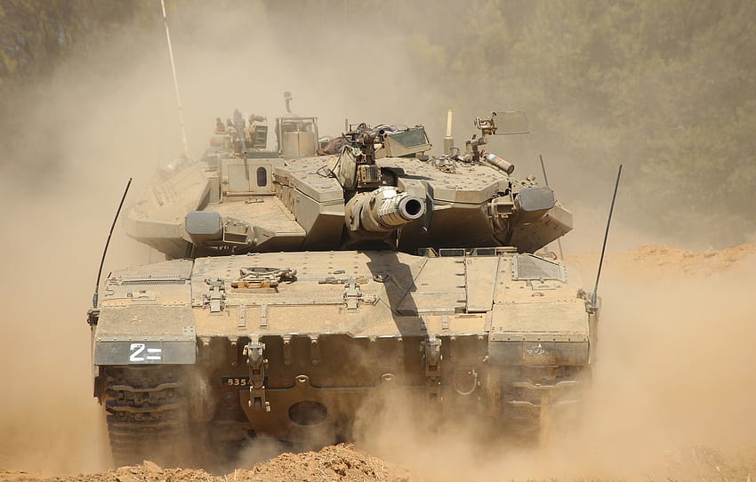 dust, tank, combat, main, Merkava, Israel, Mk.3 HD wallpaper