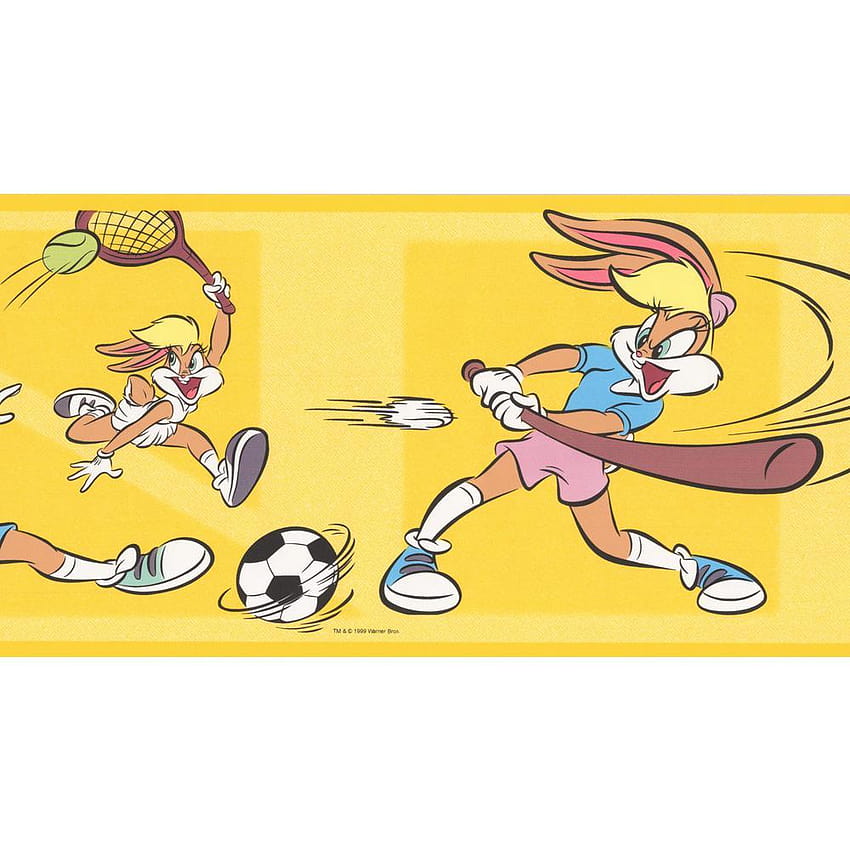 Lola Bunny Sports Looney Tunes Disney Cartoon Prepasted Border, butterbean HD phone wallpaper