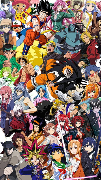 Mélange d'images de MangAnimes  Anime, Anime crossover, All anime