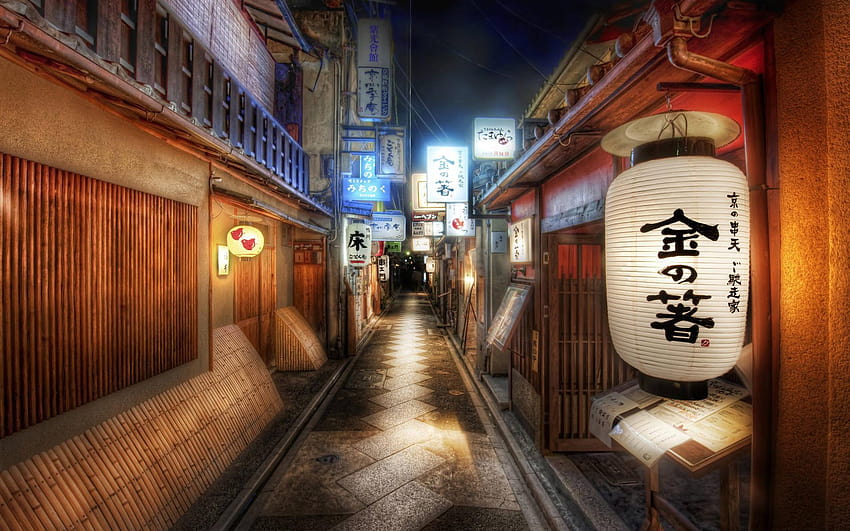 Kyoto japan city shop street HD wallpaper | Pxfuel