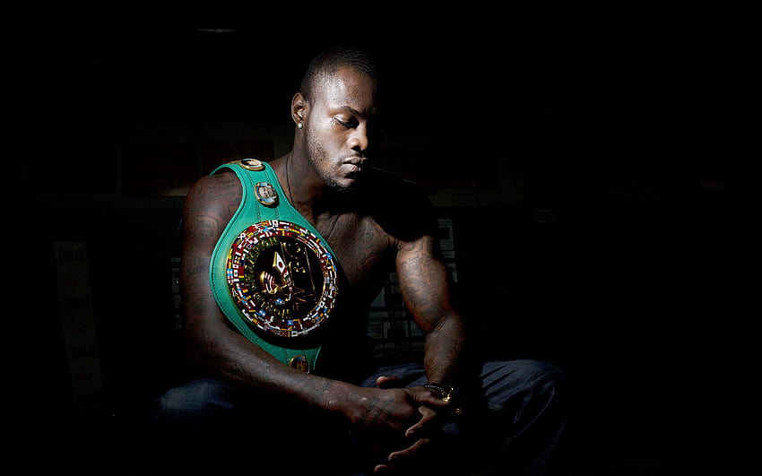 Deontay Wilder, Amerikalı boksör, WBC Dünya Şampiyonu, Portre, boks, 2560x1600 çözünürlüklü WBC boks kemeri. Yüksek Kalite HD duvar kağıdı