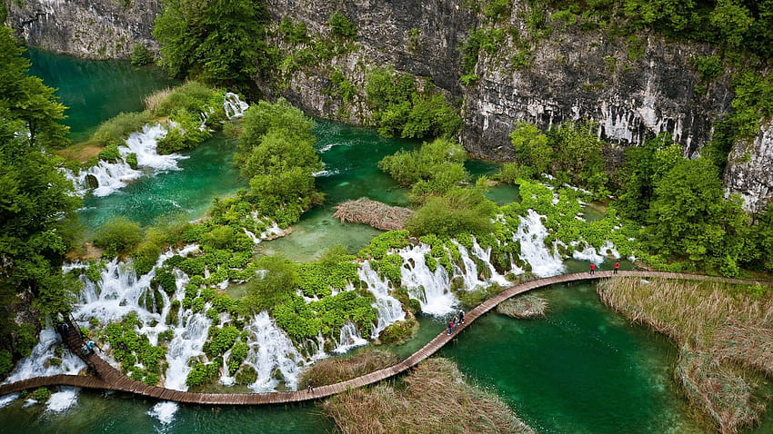 Plitvice lakes national park ...pinterest, world tour atlas HD wallpaper