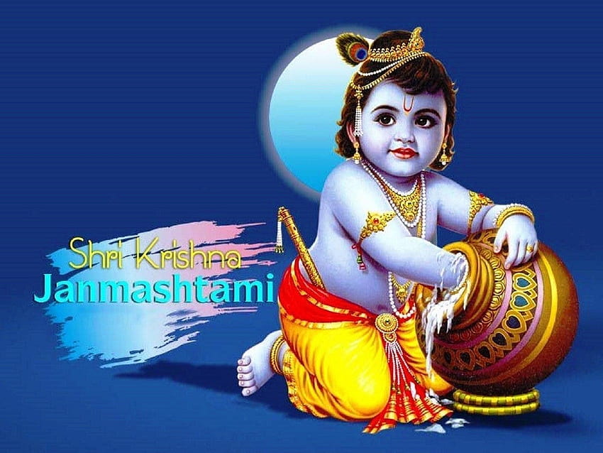 Lord Krishna Happy Janmashtami HD wallpaper | Pxfuel