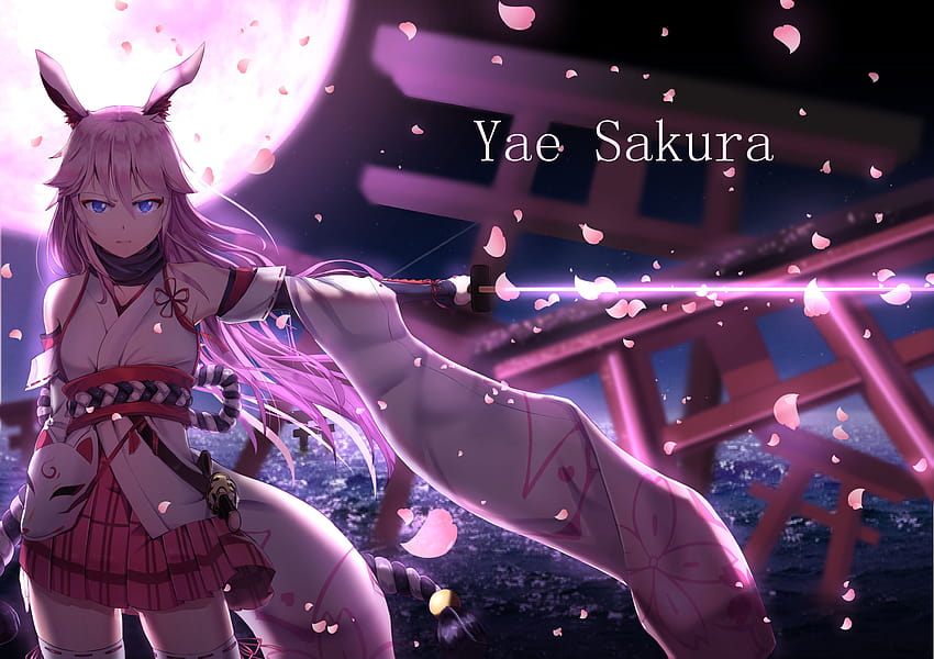 Arknights Operator: Yae Sakura Honkai Impact 3 HD wallpaper