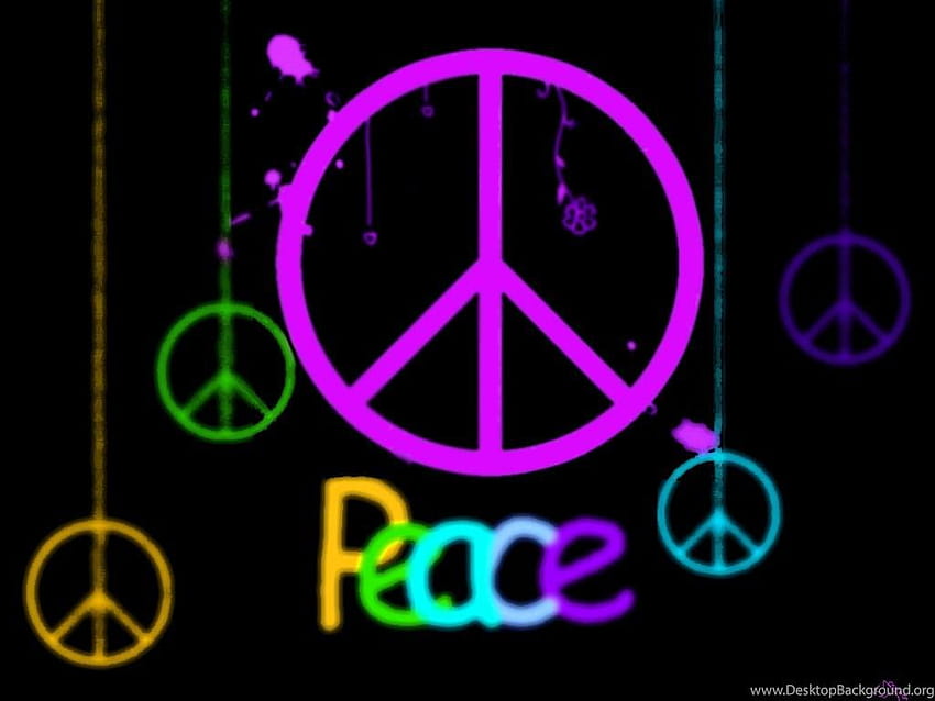 Peace Signs Logo Pink Sign 1024x768 Backgrounds, peace symbol HD wallpaper