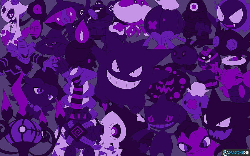 Всеки призрачен покемон! от LVStarlitSky.deviantart на, покемон от тъмен тип HD тапет