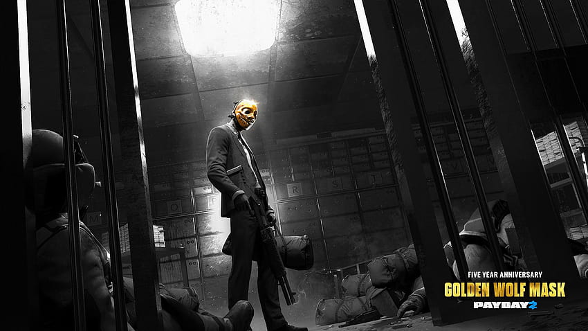 Are there Golden Mask for all heisters? : paydaytheheist HD wallpaper