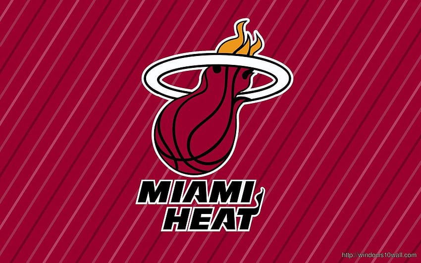 Miami Heat Logo, simbol panas miami Wallpaper HD