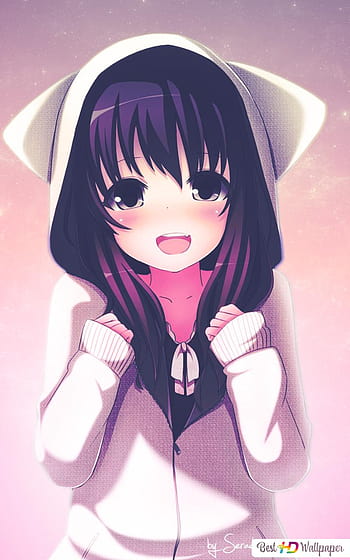 ♡ kawaii chibi blush anime girl silly face