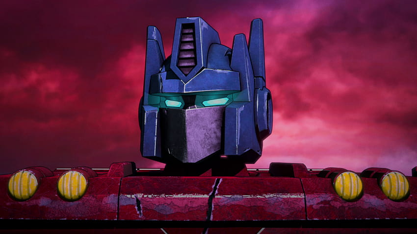 caduta dei trasformatori di cybertron optimus prime g1