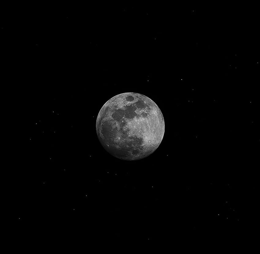 Lune noire et blanche, lune blanche et noire Fond d'écran HD