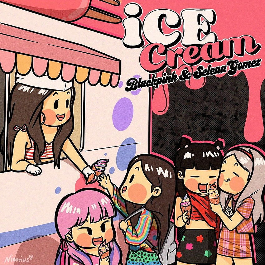 Blackpink ice cream anime HD wallpapers | Pxfuel