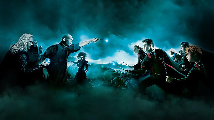 Harry-Potter-Kunstwerk Luna Lovegood Hermine Granger Voldemort Ginny, Harry Potter Ginny Weasley HD-Hintergrundbild