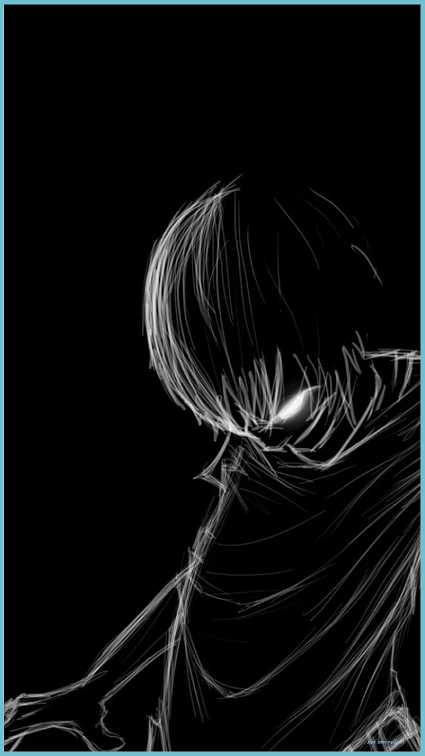 Anime For Boys Dark, menino de anime preto Papel de parede de celular HD
