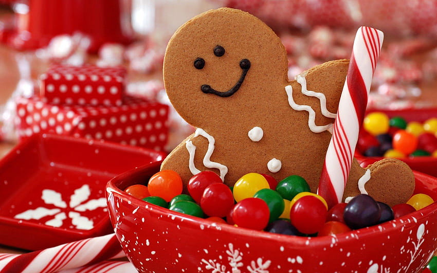 Snack, Confectionery, Sweetness, Gingerbread Man, Desserts HD wallpaper
