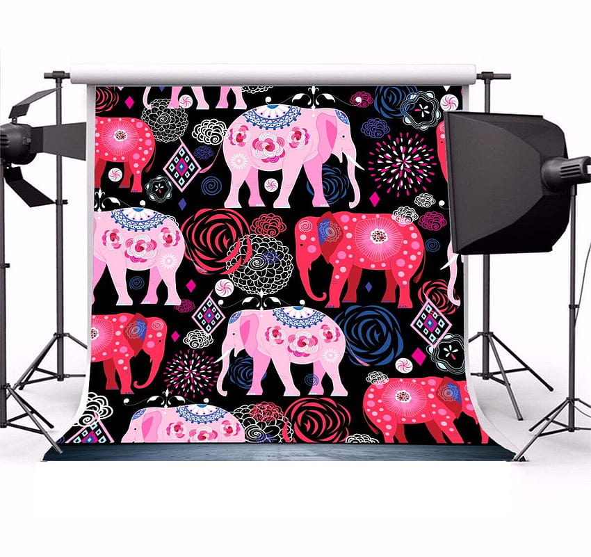 Leyiyi 7x7ft graphy Backgrounds Cartoon Elephant: Amazon.in: Electronics, halloween cube HD wallpaper
