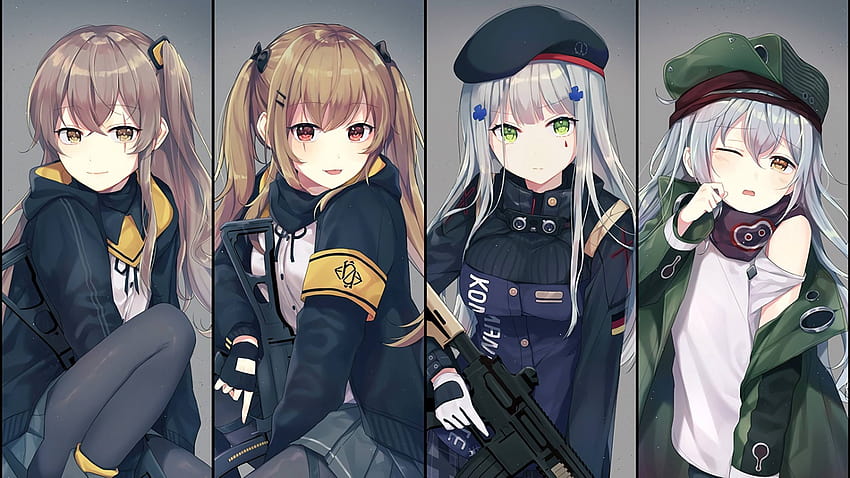 Tactical Dolls [Girls Frontline] [2560x1440], tactical anime girl night HD wallpaper