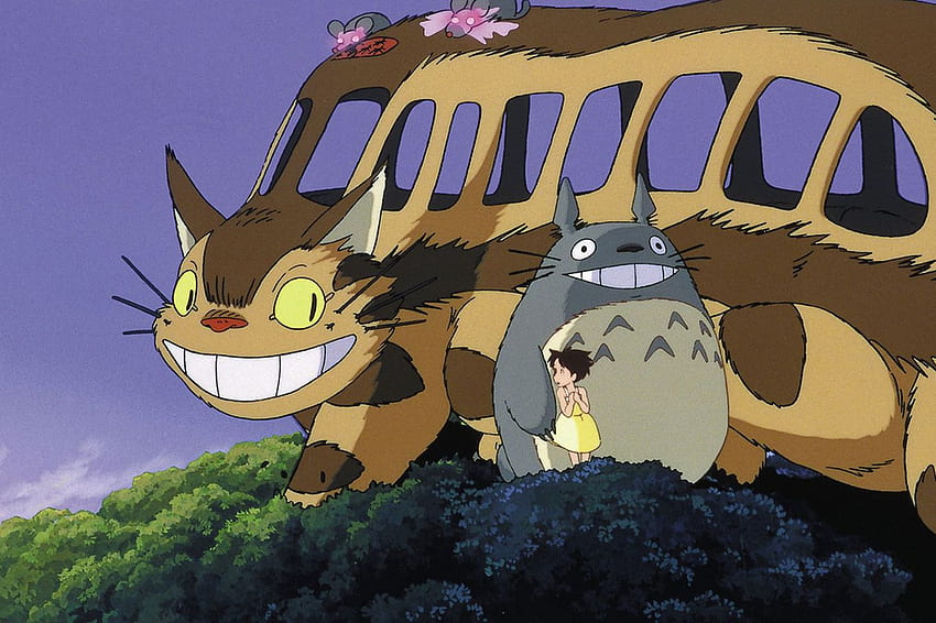 Totoro Cat Bus, Spirited train, and Ghibli's travel obsession, explained, catbus HD wallpaper