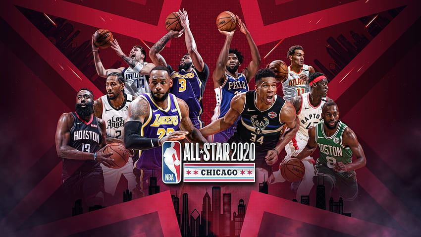 Destaques do jogo 2020 NBA All, nba all star papel de parede HD
