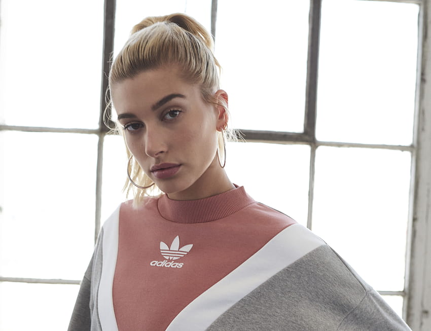Hailey Baldwin Adidas X Campaign 2018, Знаменитости, adidas за момичета HD тапет