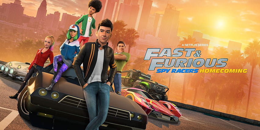 Fast & Furious: Spy Racers Season 6 Trailer enthüllt Supersized Series Finale, Heimkehr der schnellen und wütenden Spionage-Rennfahrer HD-Hintergrundbild