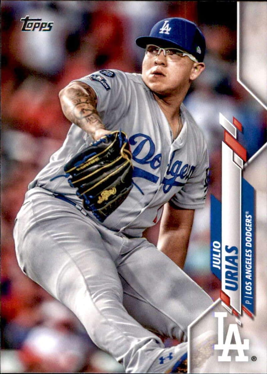 2020 Topps Beyzbol Serisi İki Julio Urias Los Angeles Dodgers Topps Company'den Resmi MLB Koleksiyon Kartı: Koleksiyon ve Güzel Sanatlar HD telefon duvar kağıdı