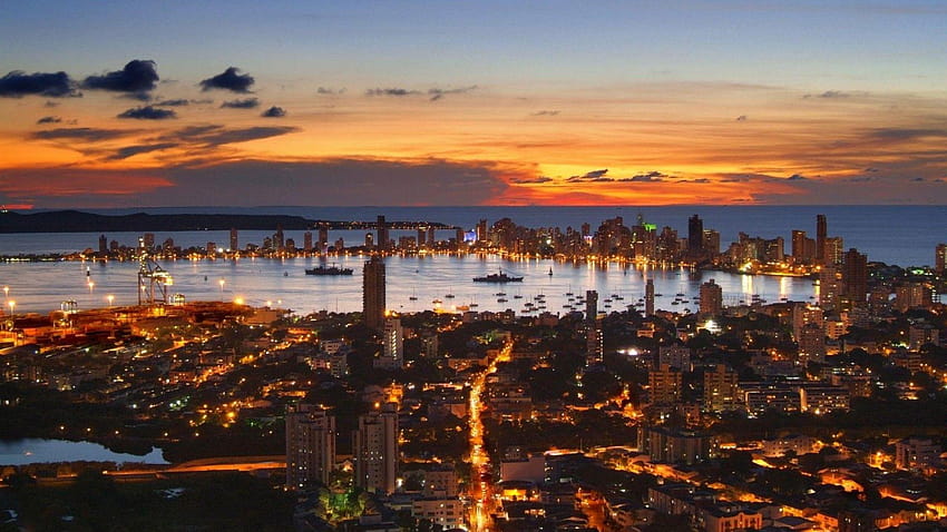 Cartagena โคลอมเบีย 1920x1080 วอลล์เปเปอร์ HD