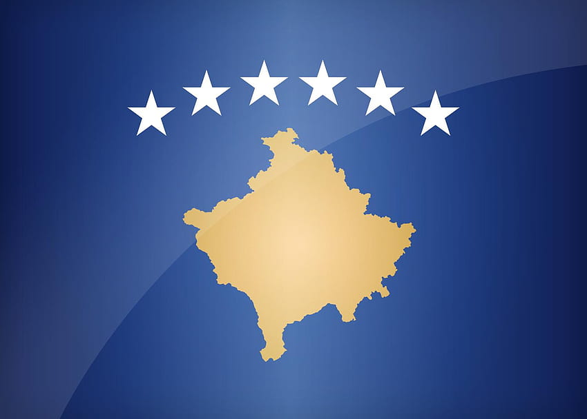 Flagge des Kosovo, Kosovo-Flagge HD-Hintergrundbild
