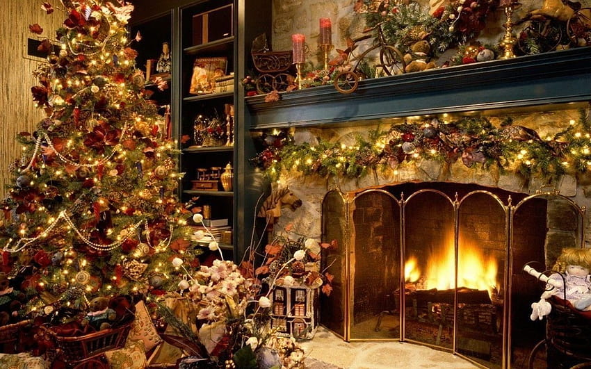 For > Christmas Fireplace, smoked christmas HD wallpaper | Pxfuel