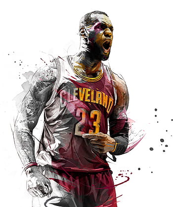 Wallpaper Art LeBron Women's T-Shirt by Zida Nadi - Pixels