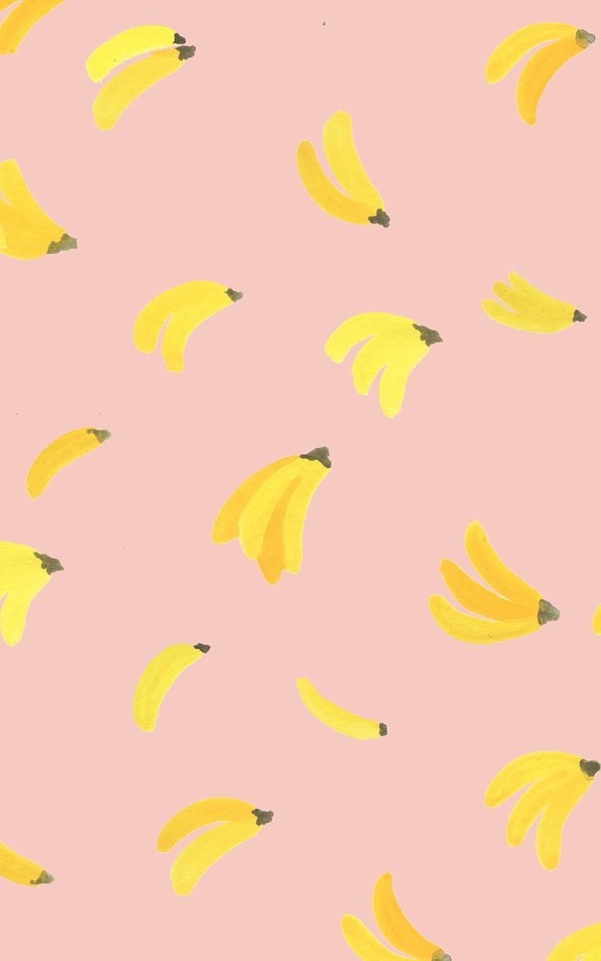 2 Banana Backgrounds, banana kawaii HD phone wallpaper