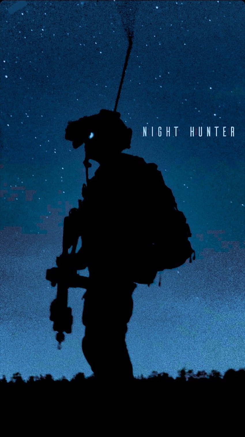 Soldat nvg, forces spéciales des opérations noires Fond d'écran de téléphone HD