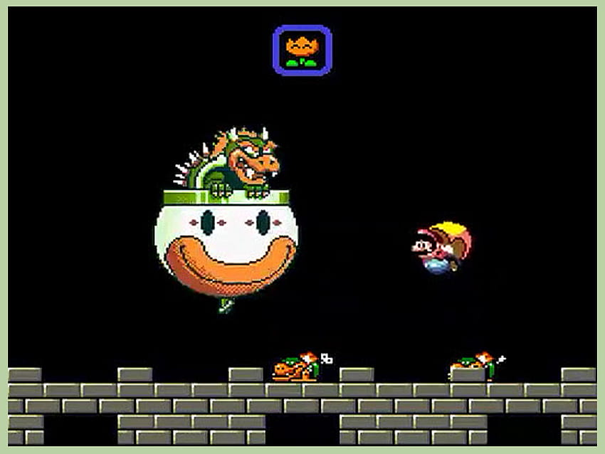 Cara Mengalahkan Bowser di Super Mario World, kastil bowser super mario Wallpaper HD
