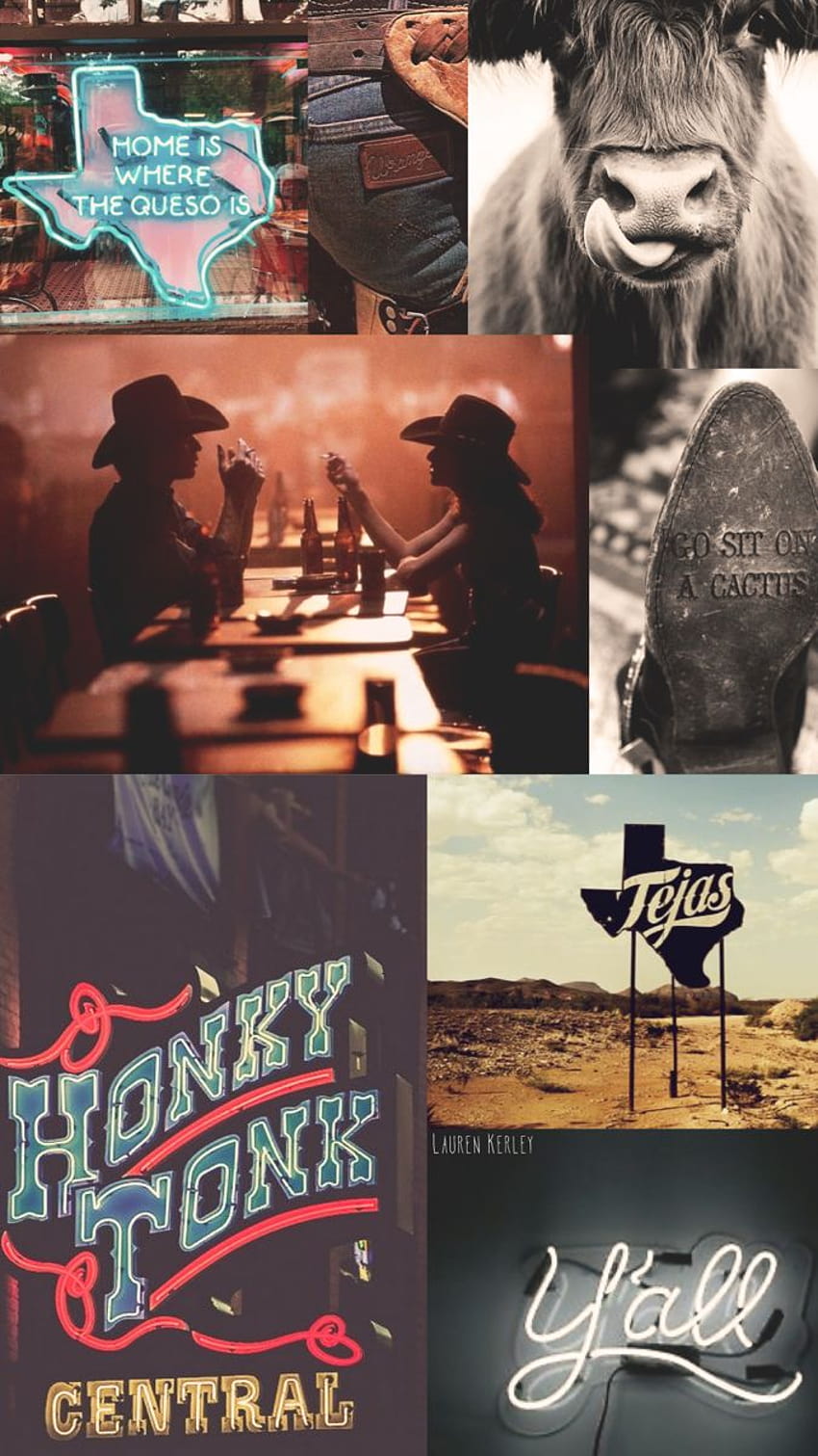 Texas/Western/Punchy iPhone, country aesthetic HD phone wallpaper