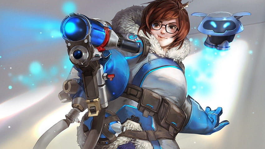 Mei Overwatch Art And Mobile HD тапет