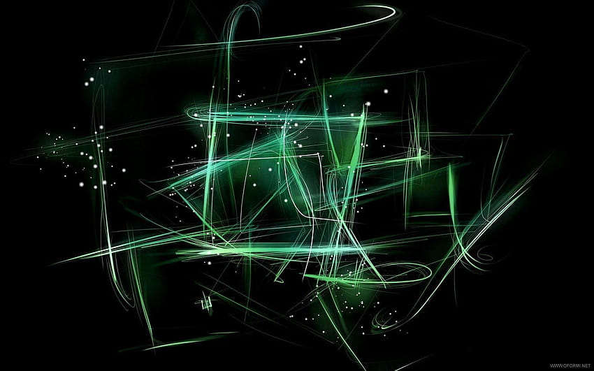 Abstract Green, research HD wallpaper