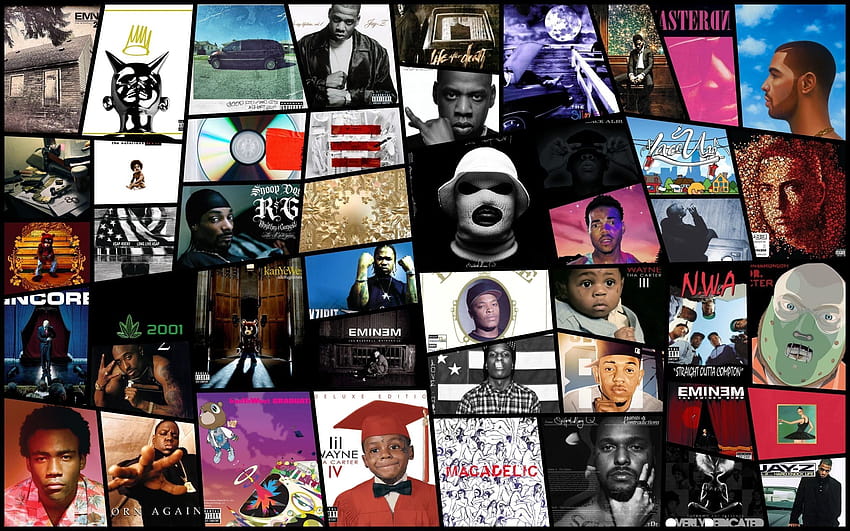 New Rappers, rapper collage HD wallpaper