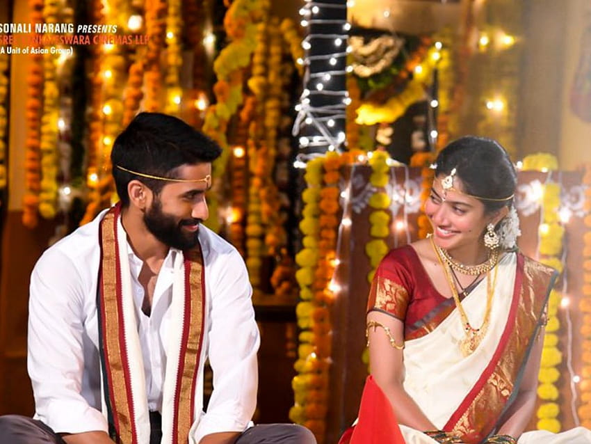 Любовна история: Нага Чайтаня и Сай Палави изглеждат красиви заедно като семейна двойка в последния плакат HD тапет