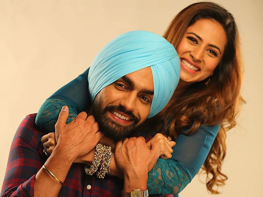 Watch: Ammy Virk wishes Sargun Mehta in the most adorable way, qismat 2 HD wallpaper