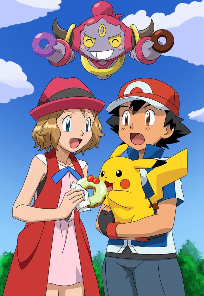 Poster] Ash, Serena, pokemon ash ve serena HD telefon duvar kağıdı