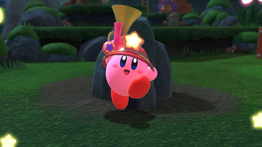 La date de sortie et la nouvelle bande-annonce de Kirby and the Forgotten Land nous ont chatouillés en rose, Kirby 2022 Fond d'écran HD
