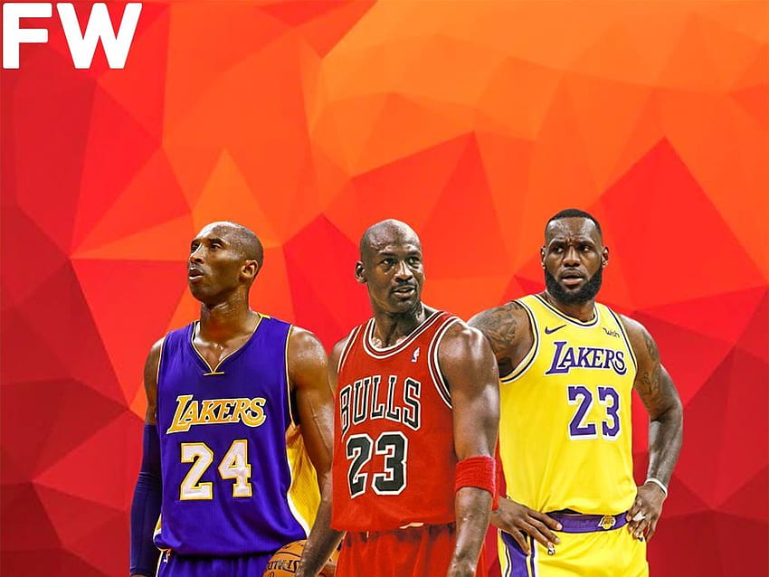 Comparando Michael Jordan, LeBron James e Kobe Bryant aos 34 anos, Michael Jordan e LeBron James papel de parede HD