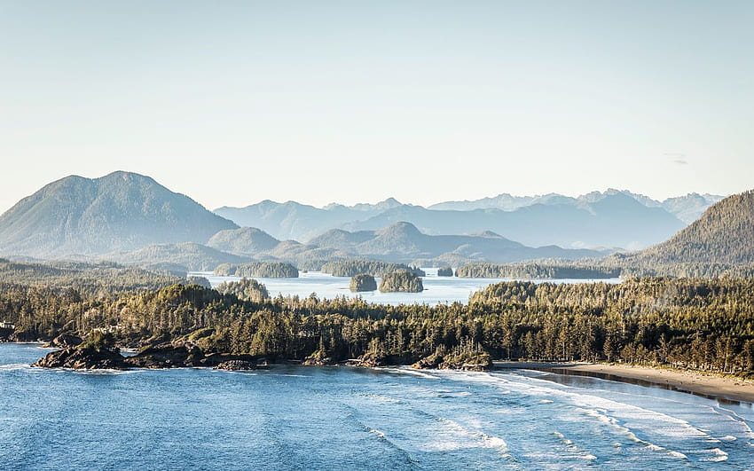 Cruising British Columbia: Exploring Canada's Wild West coast by boat, coastline rocks boat HD wallpaper