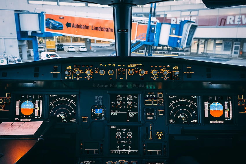 Airbus Cockpit 1080, a320 cockpit HD wallpaper