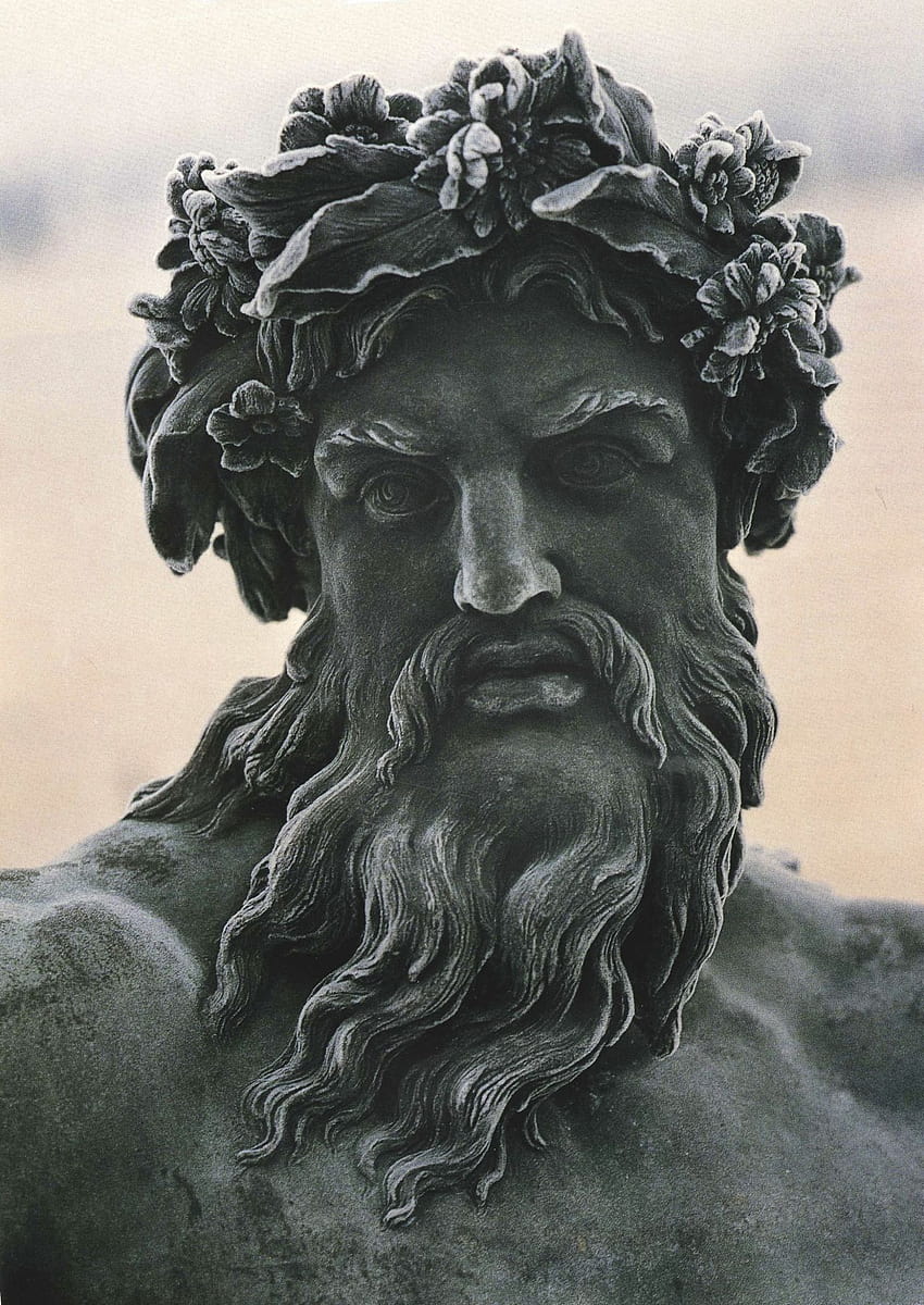Statue de Zeus, sculpture grecque Fond d'écran de téléphone HD