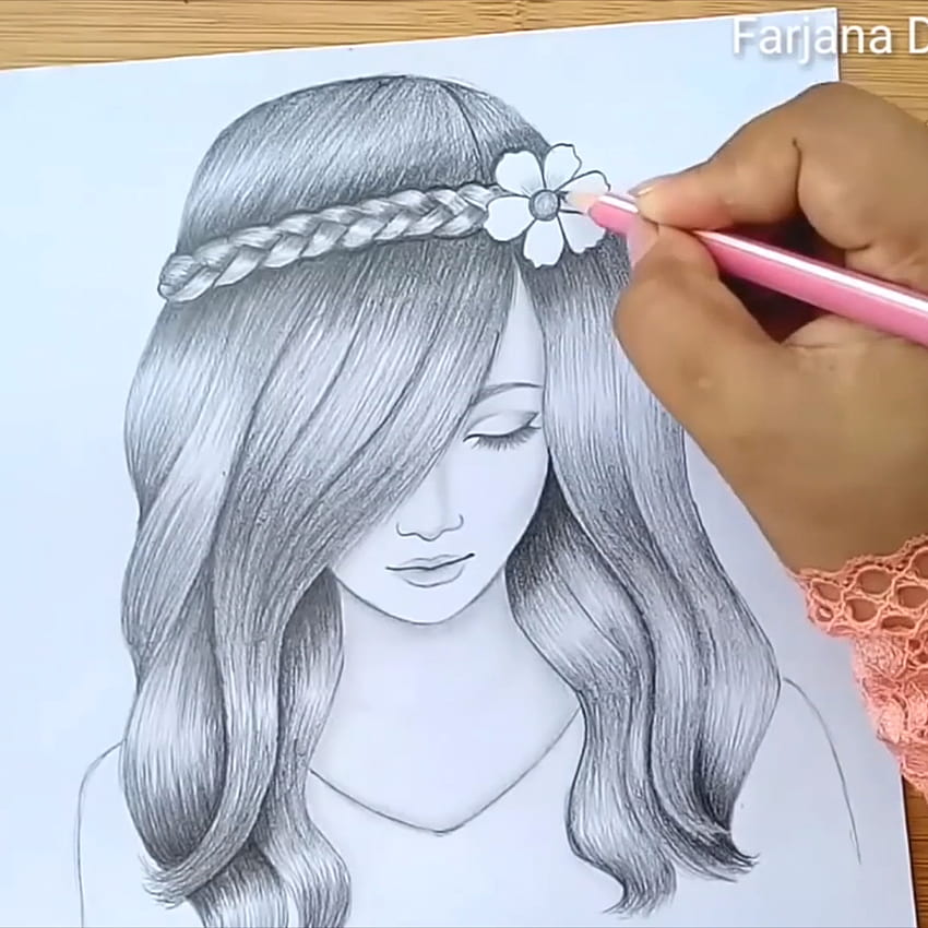 Girl Drawing - How to Draw a Girl Step-by-Step