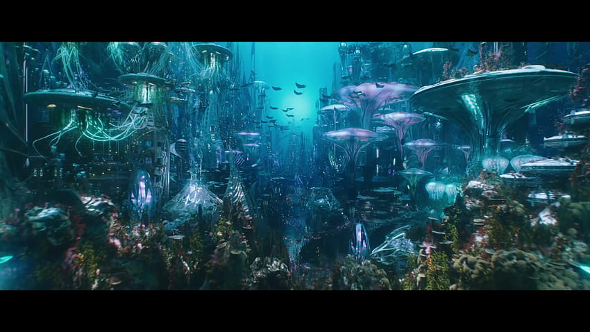 Capturas de tela de Atlantis e Aquaman Atlantis papel de parede HD