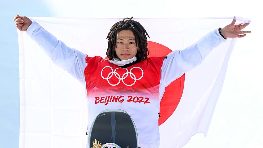 Snowboarder japonês Hirano Ayumu conquista ouro no halfpipe em Pequim 2022, e fãs reagem papel de parede HD