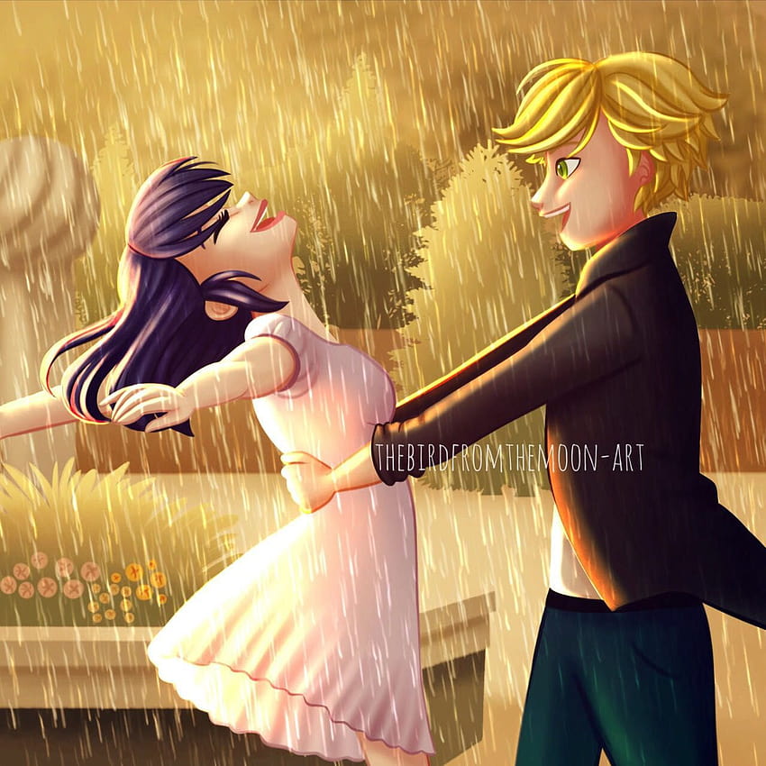 Marinette And Adrien Anime Wallpapers  Wallpaper Cave